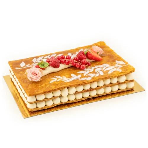 Mille-Feuilles crème pâtissière pâte feuilletée