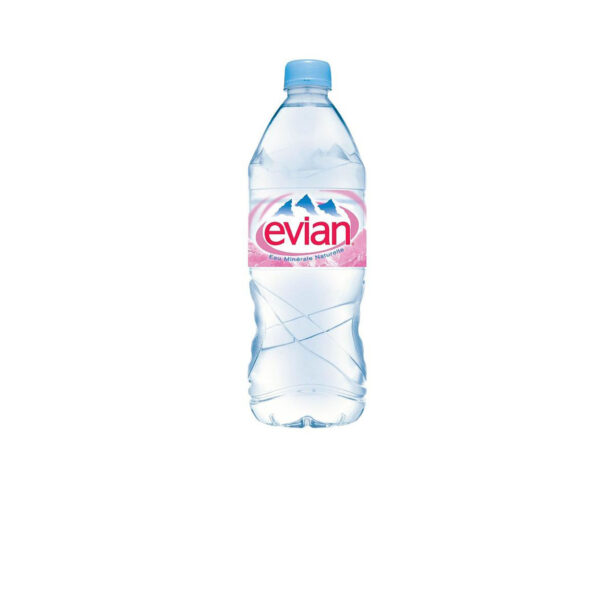 petite bouteille d'eau Evian