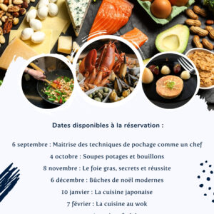 Cours de cuisine 2025 2026