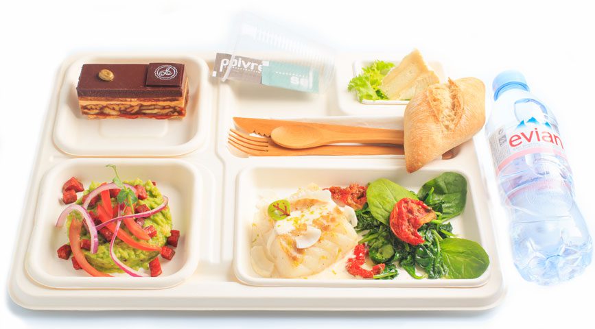 Plateau repas relevé
