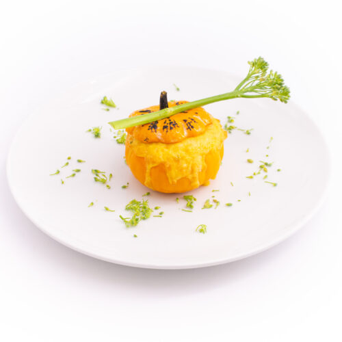 Gras de potiron au Ras el-hanout