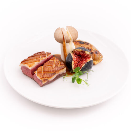 Magret de canard rôti aux figues