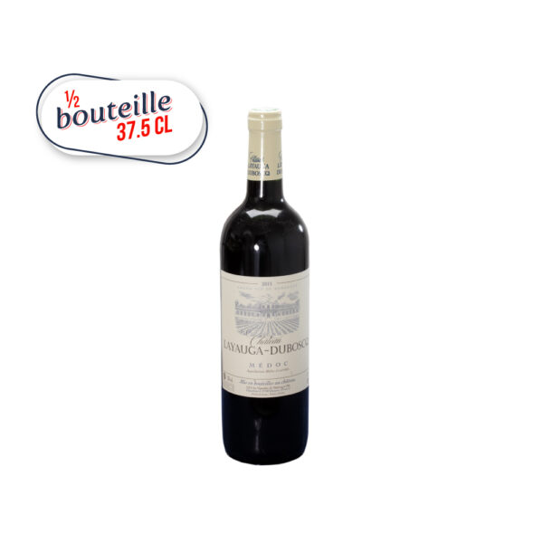 Bouteille de chateau layauga duboscq demie 2017 37,5 cl