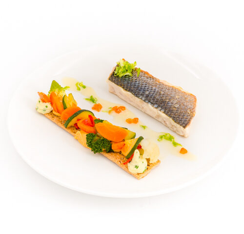 escalope de bar braisée au beurre et citron vert