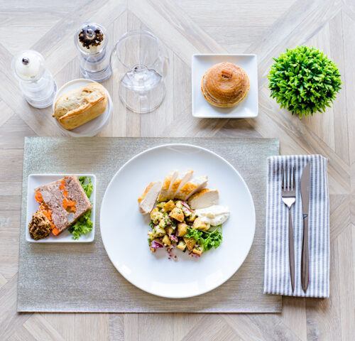 plateau repas viande