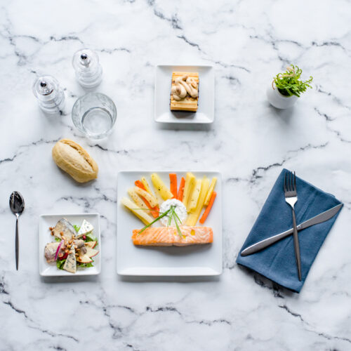 plateau repas poisson l'océanique