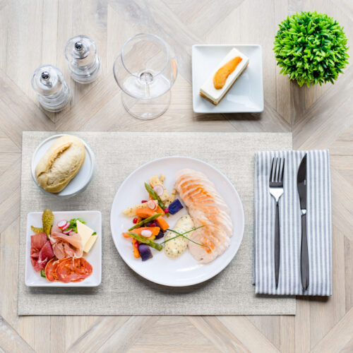 plateau repas viande carne