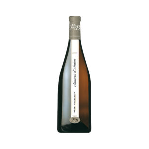Belle bouteille de vin blanc Sancerre d'Antan 2020 Domaine Henri Bourgeois avec une étiquette toute en longueur de la hauteur de la bouteille