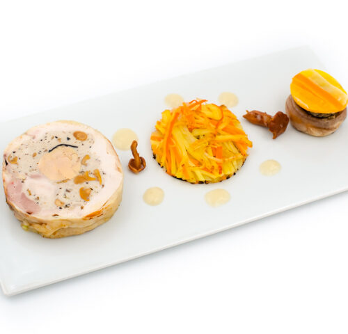 Poularde fermière foie gras. Menu - Ambre