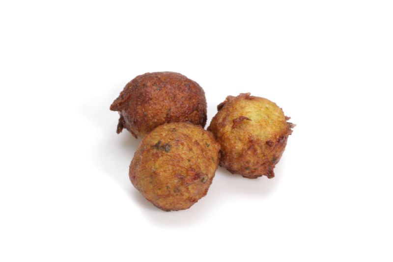 Acras de morue BD Acras de morue sur fond blanc