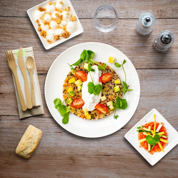 plateau repas végétarien "Bréhat"