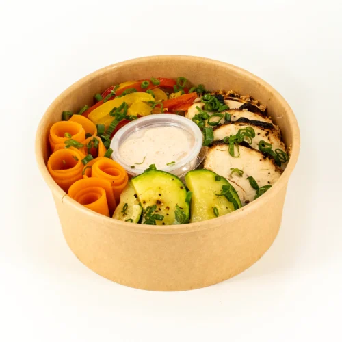 Pokebowl poulet roti