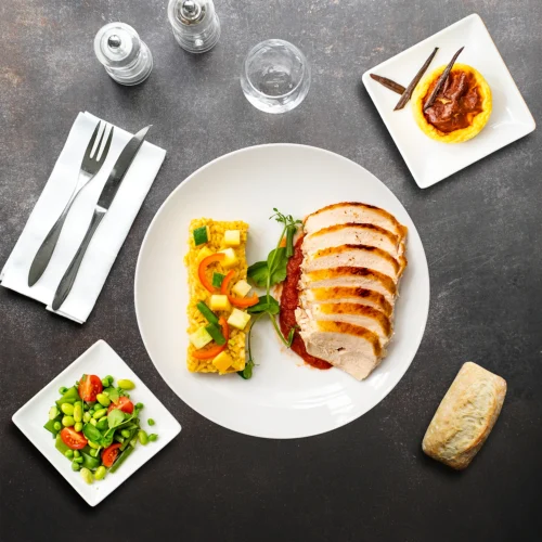 Plateau repas viande sans gluten "Cayenne"