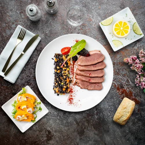 Plateau repas viande "Martinique"