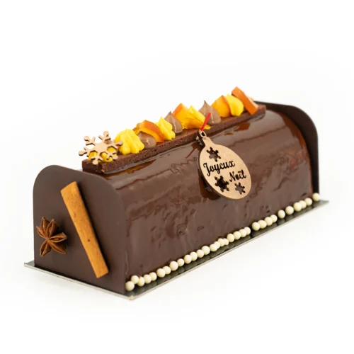 Bûche spéciale fêtes choco orange secondaire