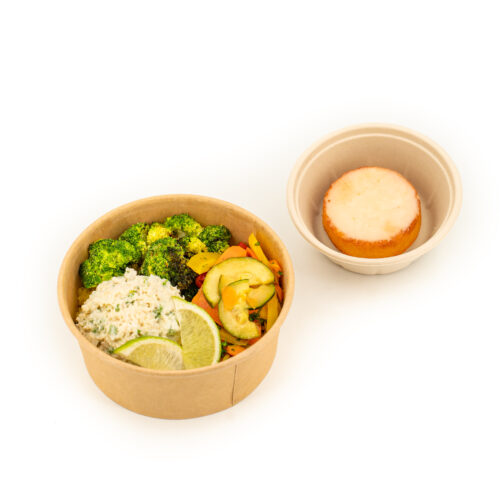 Vu d'ensemble Poke Bowl Rillettes de lieu