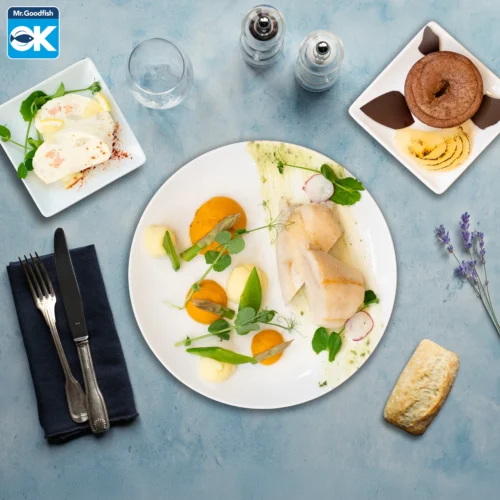 Plateau repas Belle-Dame vu de dessus