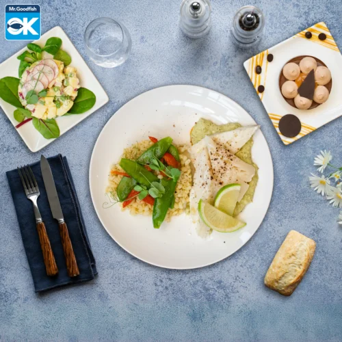 Plateau repas Vulcain vu de dessus