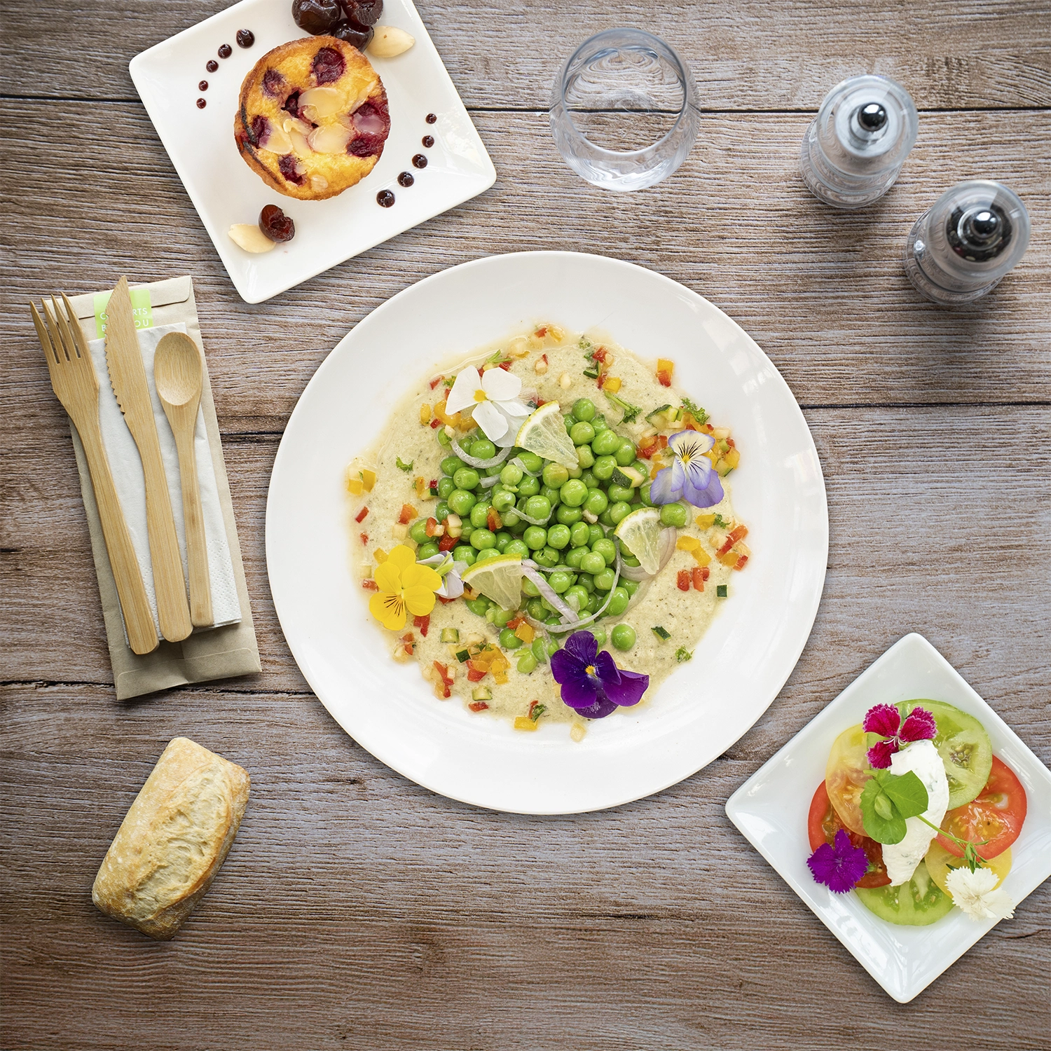 Plateau repas végétarien - sans gluten "Espagne 1982"