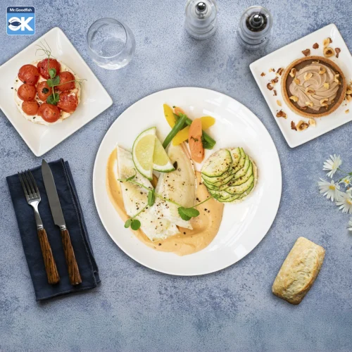 Plateau repas poisson "Arabie Saoudite 2034"