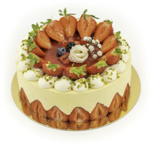 fraisier traditionnel crème mousseline