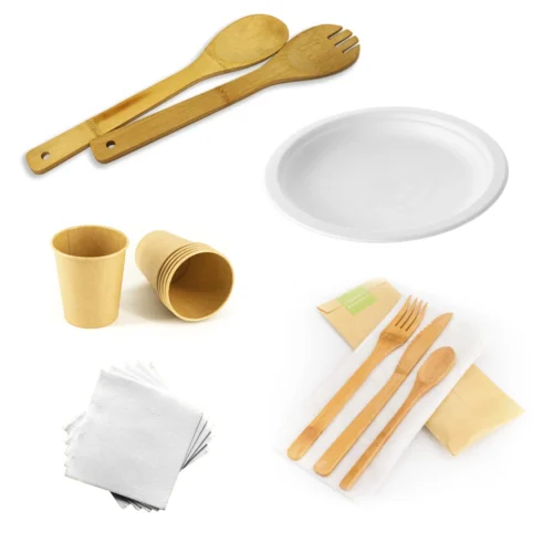 Kit vaisselle jetable brunch & buffet