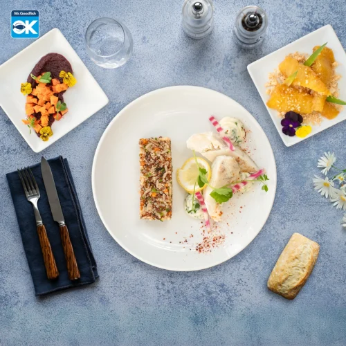Plateau repas poisson - sans gluten "La montagne"