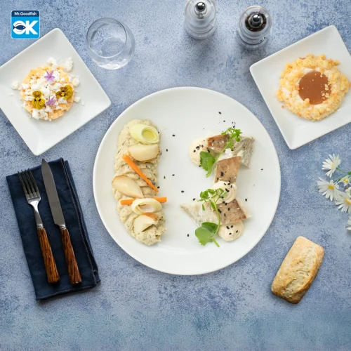Plateau repas poisson "La prairie"