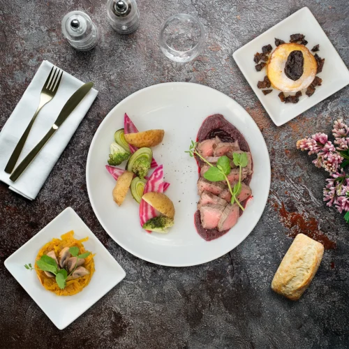 Plateau repas viande sans gluten "Le verger"