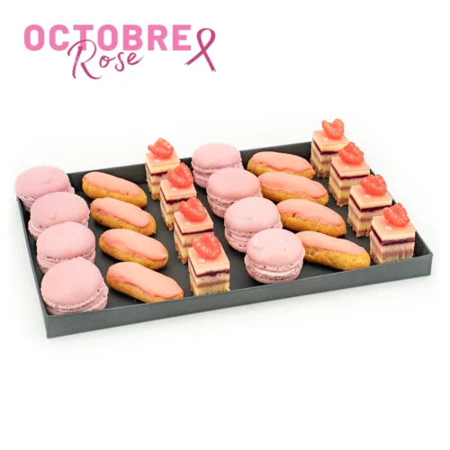 Plateau 24 douceurs sucrées - "Octobre Rose"